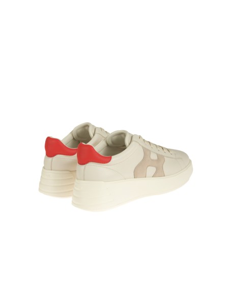 Sneakers Hogan Rebel H562 Avorio/Rosso